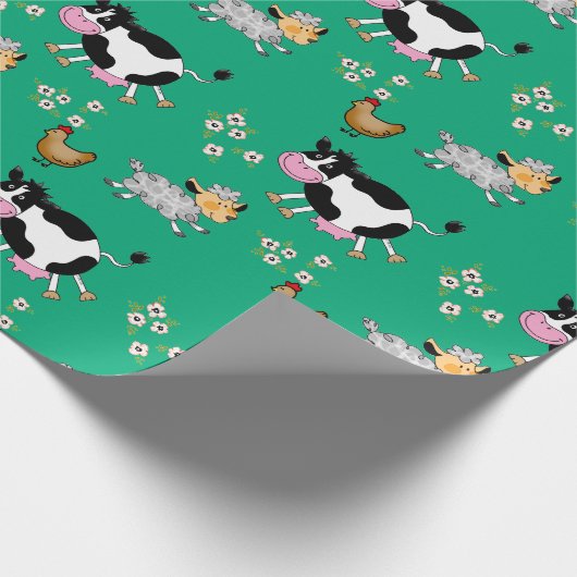 Papier Cadeau animaux de ferme (Coin)
