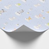 Papier Cadeau Animaux de garderie d'enfants (Coin)