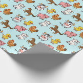 Papier Cadeau Animaux de la ferme (Coin)