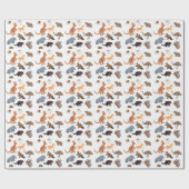 Papier Cadeau Animaux de l'Australie faune australienne (Plat)