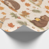 Papier Cadeau Animaux mignons de la forêt (Coin)