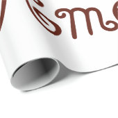 Papier Cadeau Animaux personnalisés de l'enfant (Coin rond)