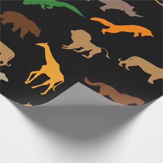 Papier Cadeau Animaux sauvages (Coin)