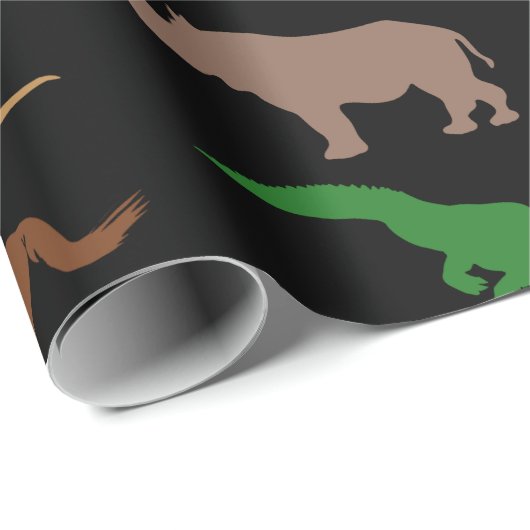 Papier Cadeau Animaux sauvages (Coin rond)