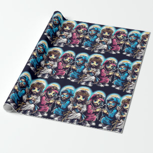 Papier Cadeau Anime Jésus Christ
