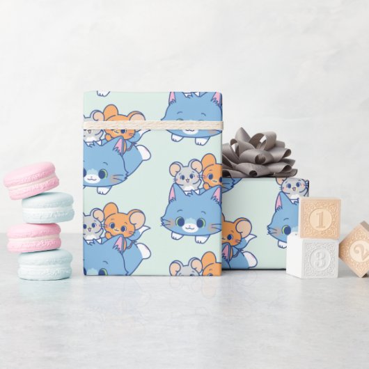 Papier Cadeau Anime Tom, Jerry et Tuffy (Baby Shower)