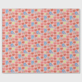 Papier Cadeau Anime Tom, Jerry et Tuffy Apple Motif (Plat)