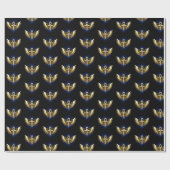 Papier Cadeau Ankh or avec ailes (Plat)