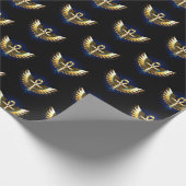 Papier Cadeau Ankh or avec ailes (Coin)