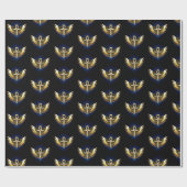 Papier Cadeau Ankh or avec ailes (Plat)