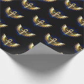 Papier Cadeau Ankh or avec ailes (Coin)