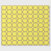 Papier Cadeau Anneau celtique jaune (Plat)