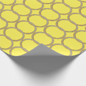 Papier Cadeau Anneau celtique jaune (Coin)