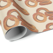 Papier Cadeau Anneaux d'oignon frits Poignées Oignons de fruits (Coin rond)