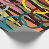 Papier Cadeau Anneaux et triangles (Coin)