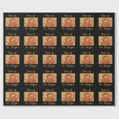 Papier Cadeau Année du papier d'enveloppement de dragon (Plat)