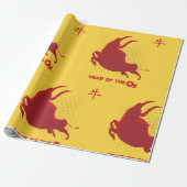 Papier Cadeau Année Du X (Déroulé)