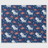 Papier Cadeau Année Du X (Plat)