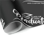 Papier Cadeau Année licenciée de classe votre obtention du (Coin rond)