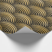 Papier Cadeau Années folles Art Déco Poirot 1920 (Coin)