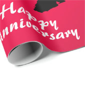 Papier Cadeau Anniversaire (Coin rond)