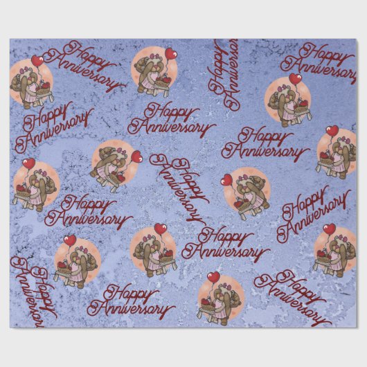 Papier Cadeau Anniversaire (Plat)