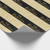 Papier Cadeau Anniversaire 75 ans (Coin)