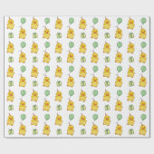 Papier Cadeau Anniversaire Animal Cute Duck Anniversaire de enfa (Plat)