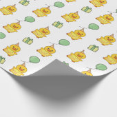 Papier Cadeau Anniversaire Animal Cute Duck Anniversaire de enfa (Coin)