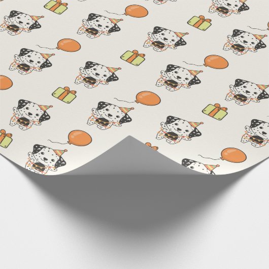 Papier Cadeau Anniversaire Animal mignon Parti Anniversaire de e (Coin)