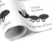 Papier Cadeau Anniversaire Ant Design (Coin rond)