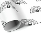 Papier Cadeau Anniversaire arc-en-ciel (Coin rond)