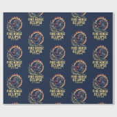 Papier cadeau anniversaire Cheval de Feu Éclipse S (Plat)