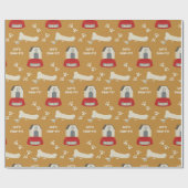 Papier Cadeau Anniversaire chiot Patte-ty (Plat)
