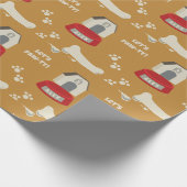Papier Cadeau Anniversaire chiot Patte-ty (Coin)
