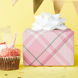Papier Cadeau Anniversaire Classique Tartan Plaid