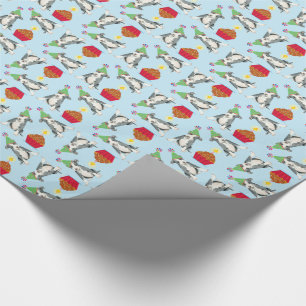 Papier Cadeau Anniversaire Cupcake Pit Bull Terrier