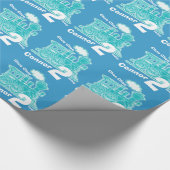 Papier Cadeau Anniversaire d'âge de garçons 2ème de train de (Coin)