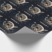 Papier Cadeau Anniversaire d'astronaute spatial (Coin)