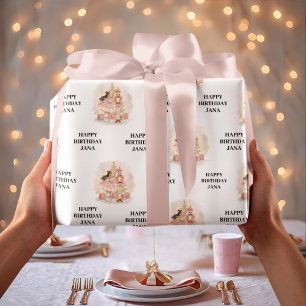 Papier Cadeau Anniversaire de Ballerine Casse-Noisette