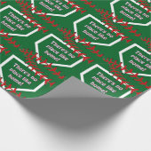 Papier Cadeau Anniversaire de baseball (Coin)