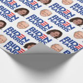 Papier Cadeau Anniversaire de Biden Harris (Coin)