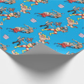 Papier Cadeau Anniversaire de catch professionnel (Coin)