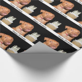 Papier Cadeau Anniversaire de chiot de Pitbull (Coin)