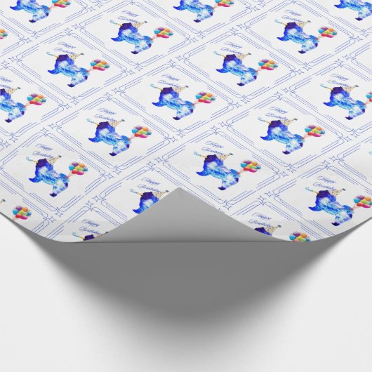 Papier Cadeau Anniversaire de Chow Chow (Coin)