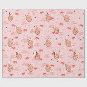 PAPIER CADEAU ANNIVERSAIRE DE DONALD TRUMP (Plat)