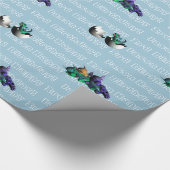 Papier Cadeau Anniversaire de enfant Baby Dragons (Coin)