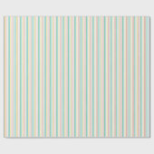 Papier Cadeau Anniversaire de enfant coloré Rainbow Stripes (Plat)