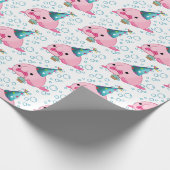 Papier Cadeau Anniversaire de fête de Blobfish (Coin)