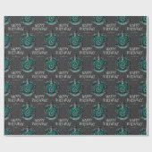 Papier Cadeau Anniversaire de Harry Potter | Chalboard de lyther (Plat)